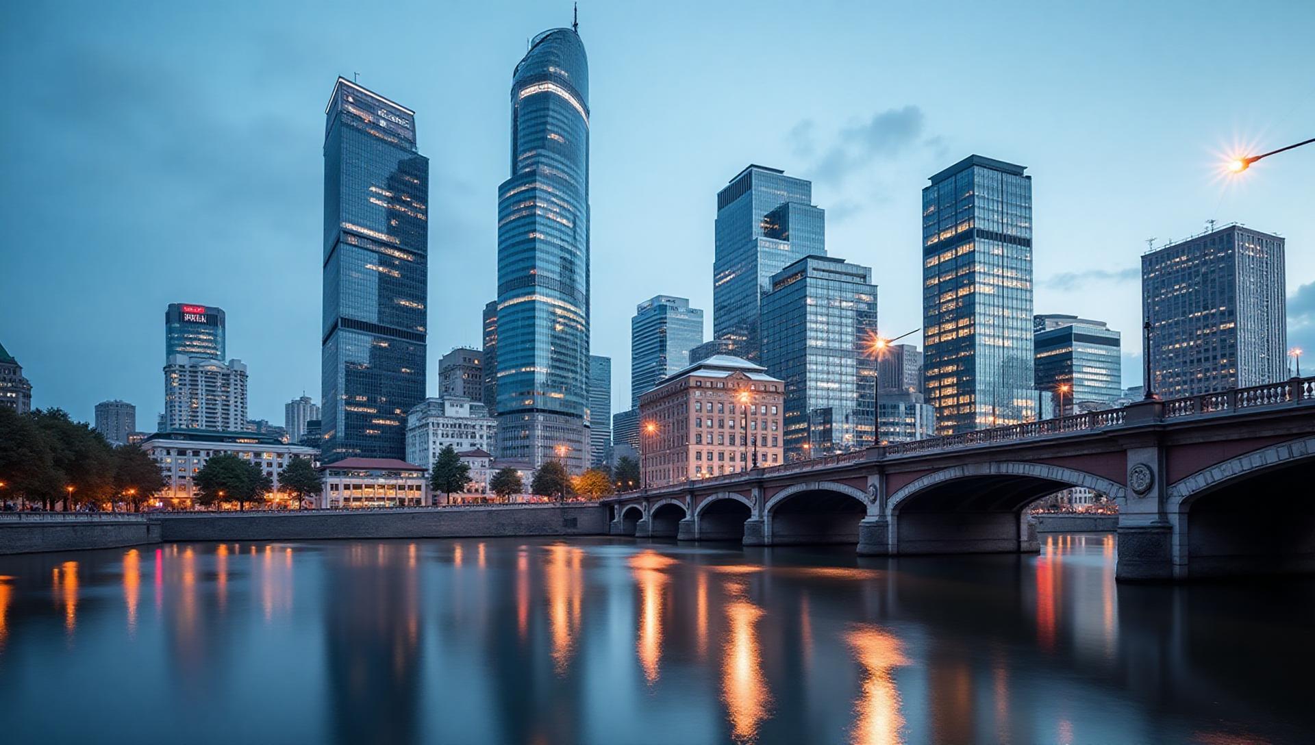 Germany business district
